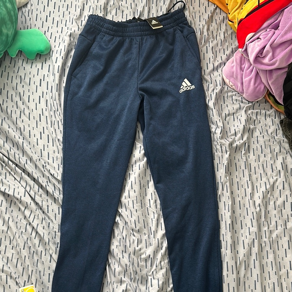 Adidas Originals Blue Sweatpants Tapered Fit